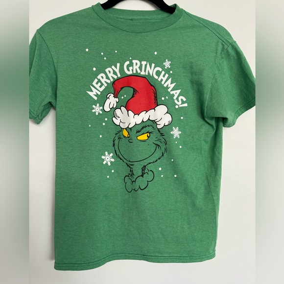 Kids Merry Grinchmas tshirt - Picture 1 of 2